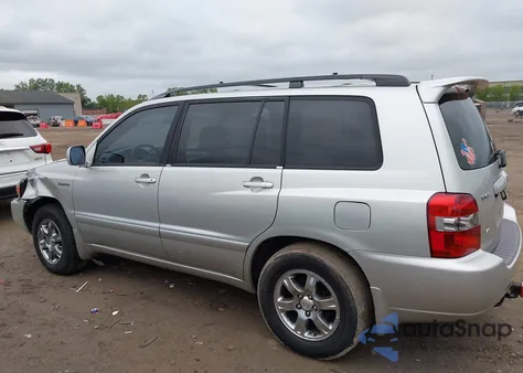 2004 Toyota Highlander Limited V6 z USA, uszkodzony, nr VIN JTEDP21A040017544